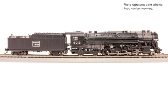Broadway Limited HO Scale Boston & Maine 2-8-4 Berkshire, T1A 4007 (DC) - 7793