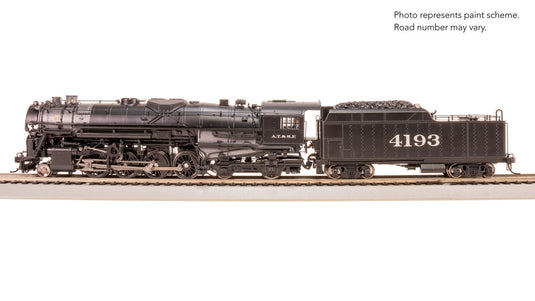 Broadway Limited HO Scale ATSF 2-8-4 Berkshire, T1A 4196 (DCC/Sound) - 7893