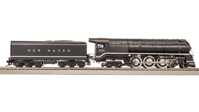Load image into Gallery viewer, Broadway Limited HO New Haven I-5 Original Block Lettering Steam #1401 - 7870
