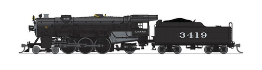 Broadway Limited N Scale ATSF Heavy Pacific 4-6-2 Steam Locomotive 