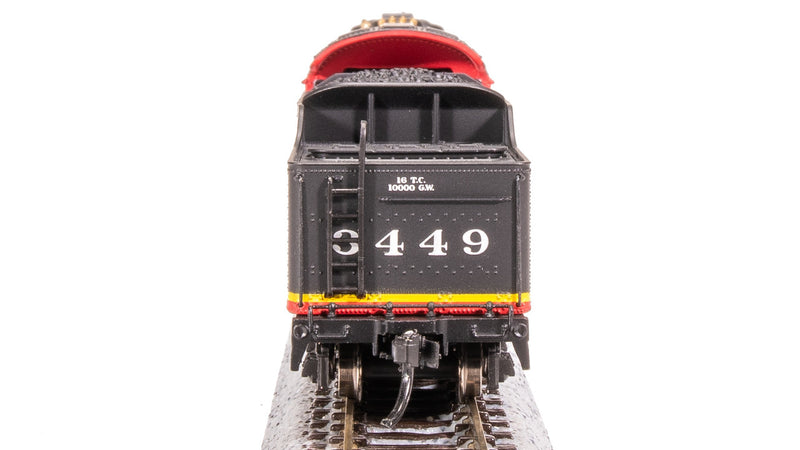 Load image into Gallery viewer, Broadway Limited N ATSF Heavy Pacific 4-6-2 Warbonnet Fantasy Scheme 3449 - 7982
