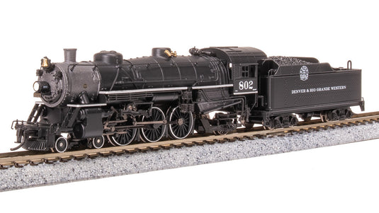 Broadway Limited N Scale DRGW Light Pacific 4-6-2 Steam