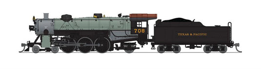 Broadway Limited N Scale T&P Light Pacific 4-6-2 Gray Boiler Steam 