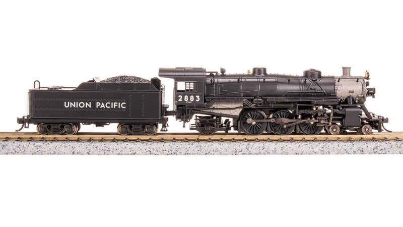Load image into Gallery viewer, Broadway Limited N Union Pacific Light Pacific 4-6-2 Black w/ Aluminum 2897 - 8013
