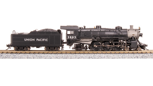 Broadway Limited N Union Pacific Light Pacific 4-6-2 Black w/ Aluminum 2883 - 8012