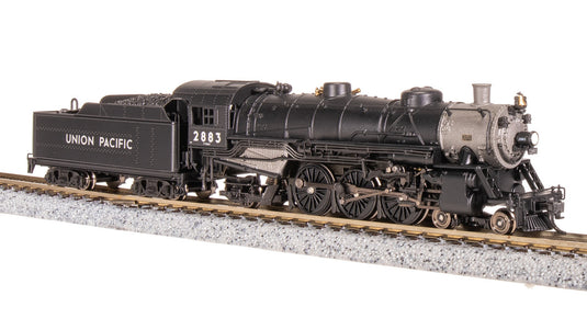 Broadway Limited N Union Pacific Light Pacific 4-6-2 Black w/ Aluminum 2897 - 8013