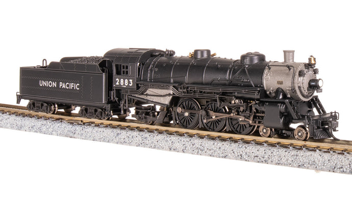 Broadway Limited N Union Pacific Light Pacific 4-6-2 Black w/ Aluminum 2883 - 8012