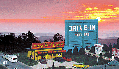 Blair Line 168 Drive-In Theatre Kit HO Scale