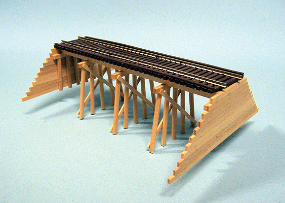 Blair Line 167 Common Pile Trestle Build Straight or Curved - Kit - 6 x 2