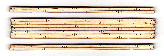 Blair Line 120 Rough-Cut 2-Lane Wood Grade Crossing - Kit 3-9/16