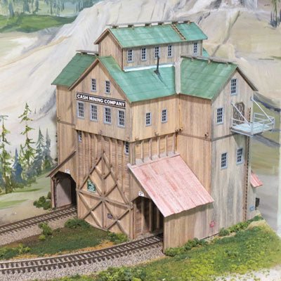 Blair Line 186 Cash Mine Works Ore House Kit - 7-1/2 x 8-1/2