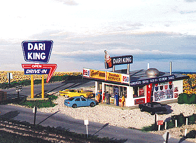 Blair Line 182 Dari-King Drive-In Restaurant Kit - 4 x 5