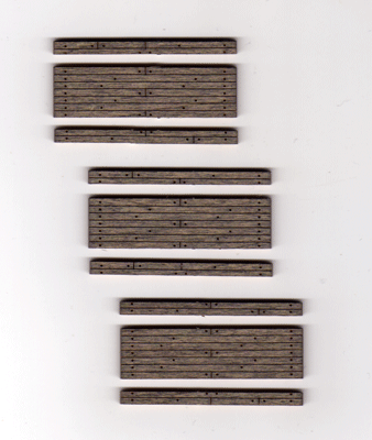 Blair Line 114 1-Lane Wood Grade Crossing Kit - 1-3/4