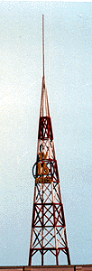 Blair Line 1516 TV Broadcast Tower w/Assorted Station Numbers (Laser-Cut Wood Kit) 1