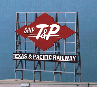Blair Line 1531 Laser-Cut Wood Billboard - Small for Z N & HO Ship T&P 