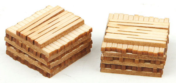 Blair Line 1812 Pile O' Ties - Assembled Unstained pkg(2) N Scale