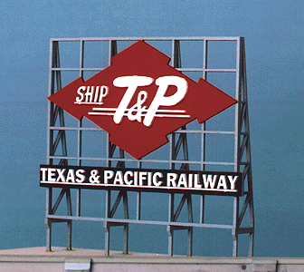 Blair Line 2531 Laser-Cut Wood Billboard Kits - Large for HO S & O Ship T&P 