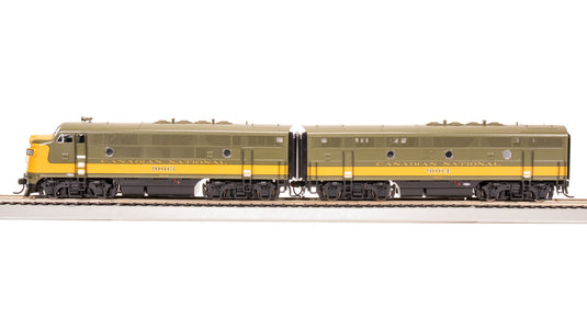 Broadway 8161 Canadian National EMD F3 A/B Olive Green & Gold 9003/9004 - HO