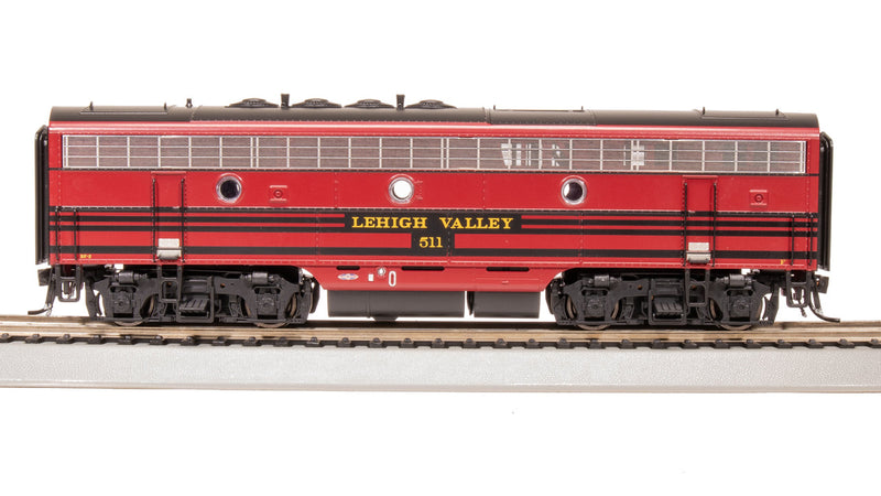 Load image into Gallery viewer, Broadway Limited HO Lehigh Valley EMD F3B Cornell Red w/ Black Stirpes #513 - 8173
