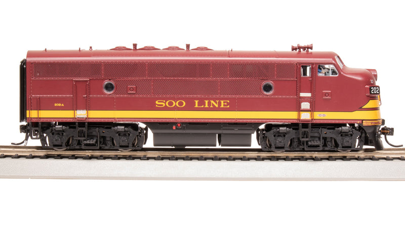 Load image into Gallery viewer, Broadway Limited HO Scale Soo Line EMD F3A Maroon &amp; Imitation Gold #202A - 8175
