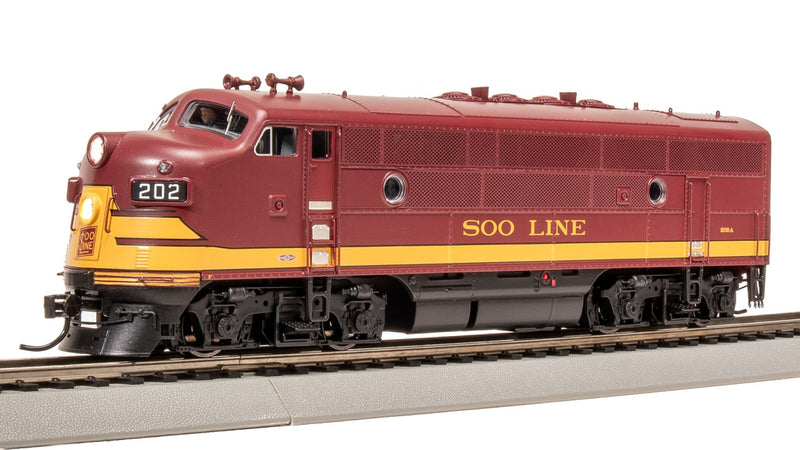 Load image into Gallery viewer, Broadway Limited HO Scale Soo Line EMD F3A Maroon &amp; Imitation Gold #202B - 8176
