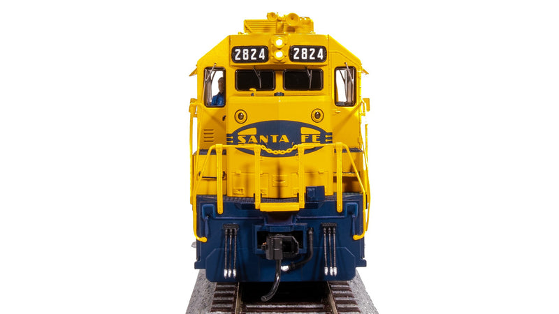 Load image into Gallery viewer, Broadway Limited HO Scale ATSF EMD GP35 Blue Warbonnet Diesel #2824 - 8220
