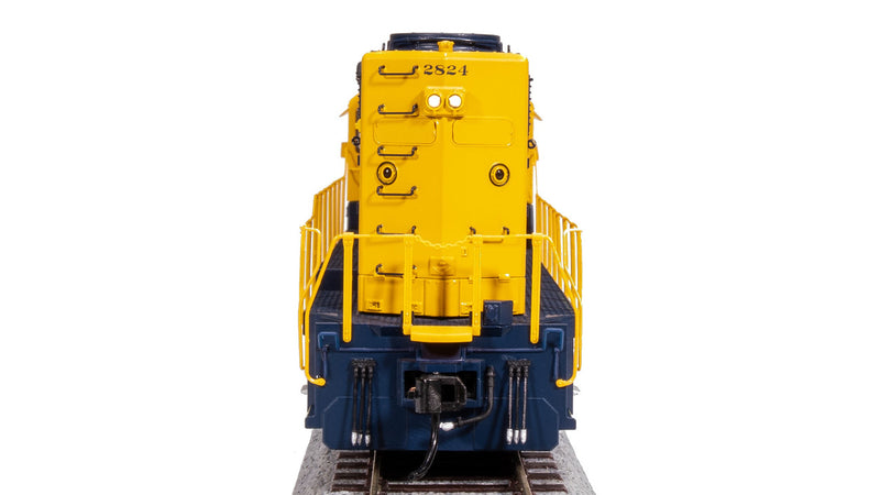 Load image into Gallery viewer, Broadway Limited HO Scale ATSF EMD GP35 Blue Warbonnet Diesel #2824 - 8220
