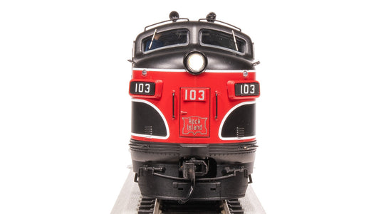 Broadway Limited HO Scale CRIP EMD F7A Red/Black w/ Aluminum Trucks Diesel