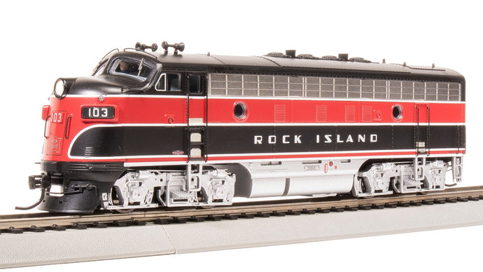Broadway Limited HO Scale CRIP EMD F7A Red/Black w/ Aluminum Trucks Diesel 