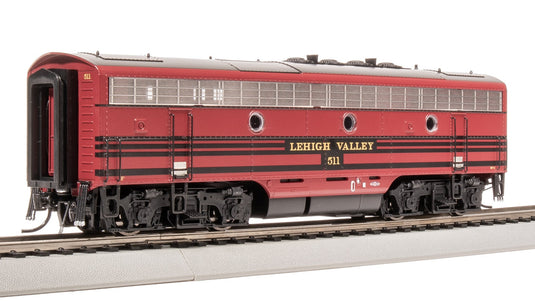 Broadway Limited HO Lehigh Valley EMD F3B Cornell Red w/ Black Stirpes 