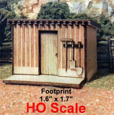 Osborn Models HO Scale Tool Shed Small 1115