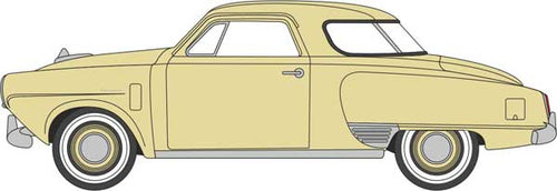 Oxford HO Scale Studebaker Champion Starlight Coupe 1950 Tulip Cream