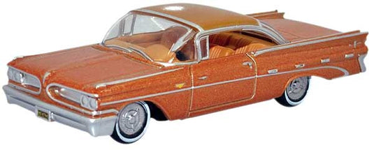 Oxford HO Scale Pontiac Bonneville Coupe 1959 Canyon Copper Metallic