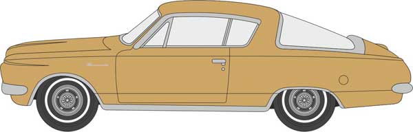 Oxford HO Scale Plymouth Barracuda 1965 Gold