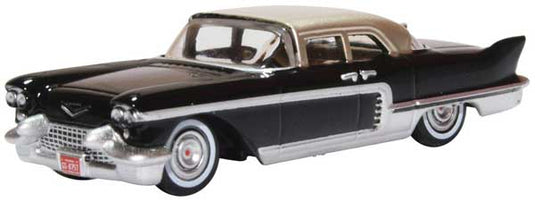 Oxford HO Scale Cadillac Eldorado Brougham 1957 Ebony / Stainless Steel