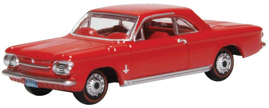 Oxford HO Scale Chevrolet Corvair Coupe 1963 Riverside Red