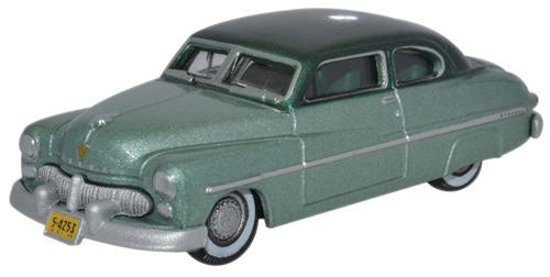 Oxford HO Scale Mercury 8 Coupe 1949 Adelia Green / Mogul Green