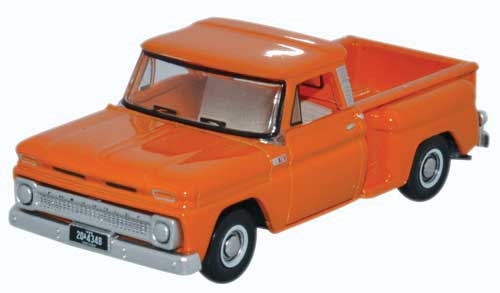 Oxford HO Scale Chevrolet Stepside Pickup 1965 Orange