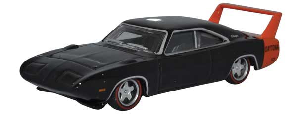 Oxford HO Scale Dodge Charger Daytona 1969 Black