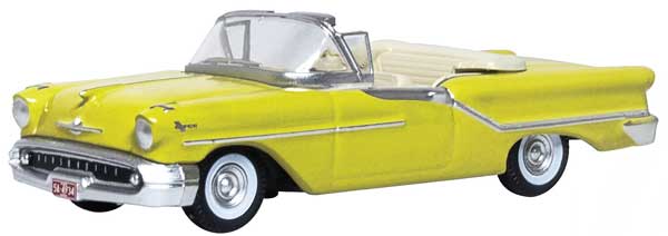 Oxford HO Scale Oldsmobile 88 Convertible 1957 Coronado Yellow (Open)