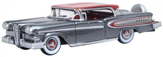 Oxford HO Scale Edsel Citation 1958 Silver Gray / Ember Red