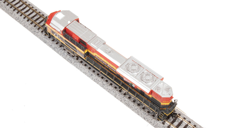 Load image into Gallery viewer, Broadway Limited N KCS 4009 &quot;Heroes&quot; Scheme SD70ACe Pargon 4 DCC/Sound
