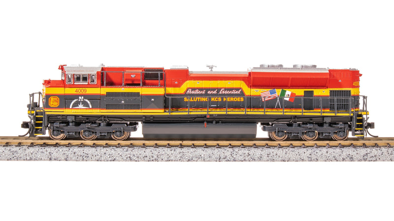 Load image into Gallery viewer, Broadway Limited N KCS 4009 &quot;Heroes&quot; Scheme SD70ACe Pargon 4 DCC/Sound
