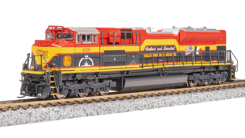 Load image into Gallery viewer, Broadway Limited N KCS 4009 &quot;Heroes&quot; Scheme SD70ACe Pargon 4 DCC/Sound
