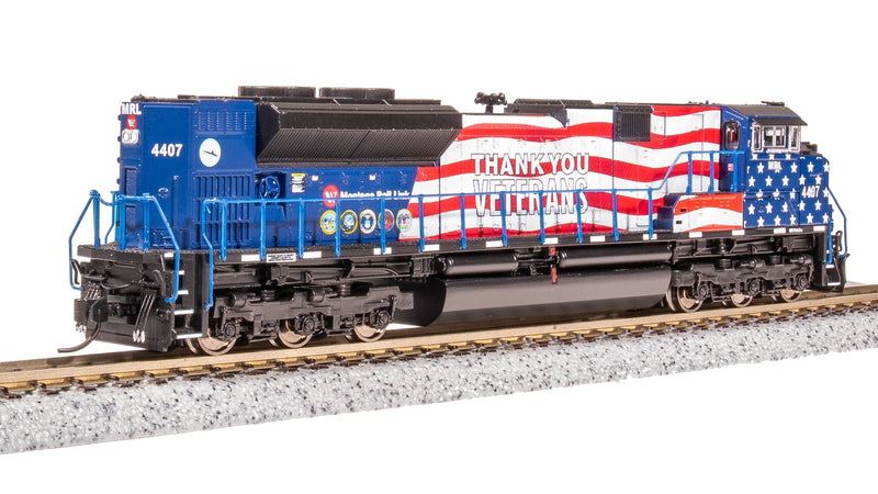 Load image into Gallery viewer, Broadway Limited N MRL 4407 Veterans Tribute SD70ACe Pargon 4 DCC/Sound
