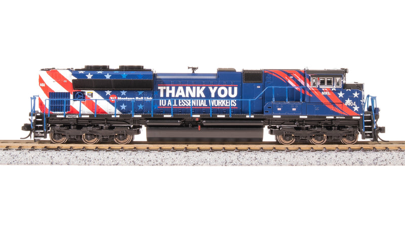 Load image into Gallery viewer, Broadway Limited N MRL 4404 Essential Workers Tribute SD70ACe Pargon 4 DCC/Sound
