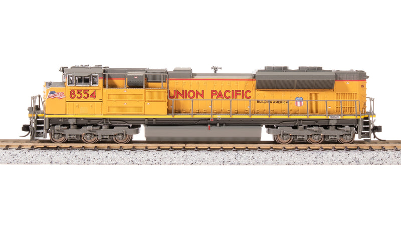 Load image into Gallery viewer, Broadway Limited N Union Pacific UP 8554 Small Flags Scheme SD70ACe Pargon 4 DCC/Sound
