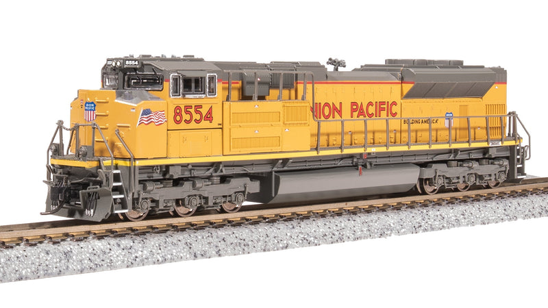 Load image into Gallery viewer, Broadway Limited N Union Pacific UP 8608 Small Flags Scheme SD70ACe Pargon 4 DCC/Sound
