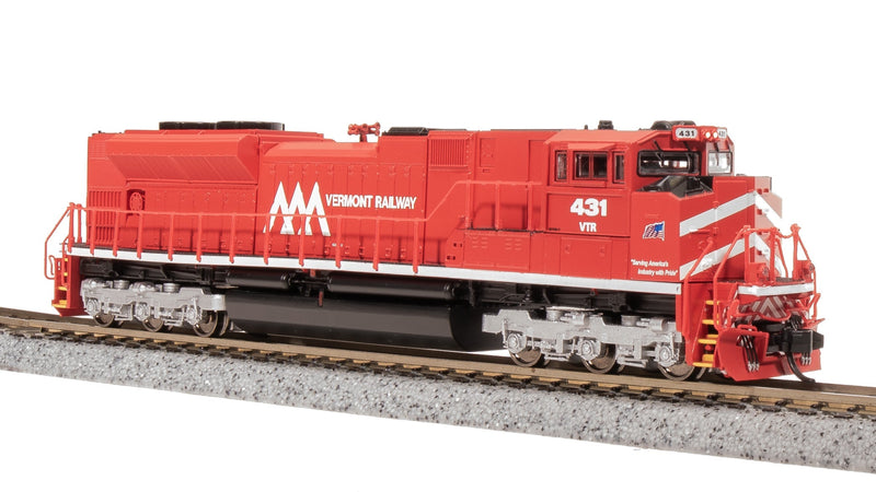 Load image into Gallery viewer, Broadway Limited N Vermont Railway 431 SD70M-2 Pargon 4 DCC/Sound
