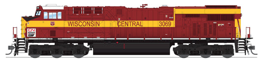Broadway Limited HO Scale Canadian National Wisconsin Central Heritage 3069 ES44AC GEVO Locomotive DCC/Sound Pargon 4